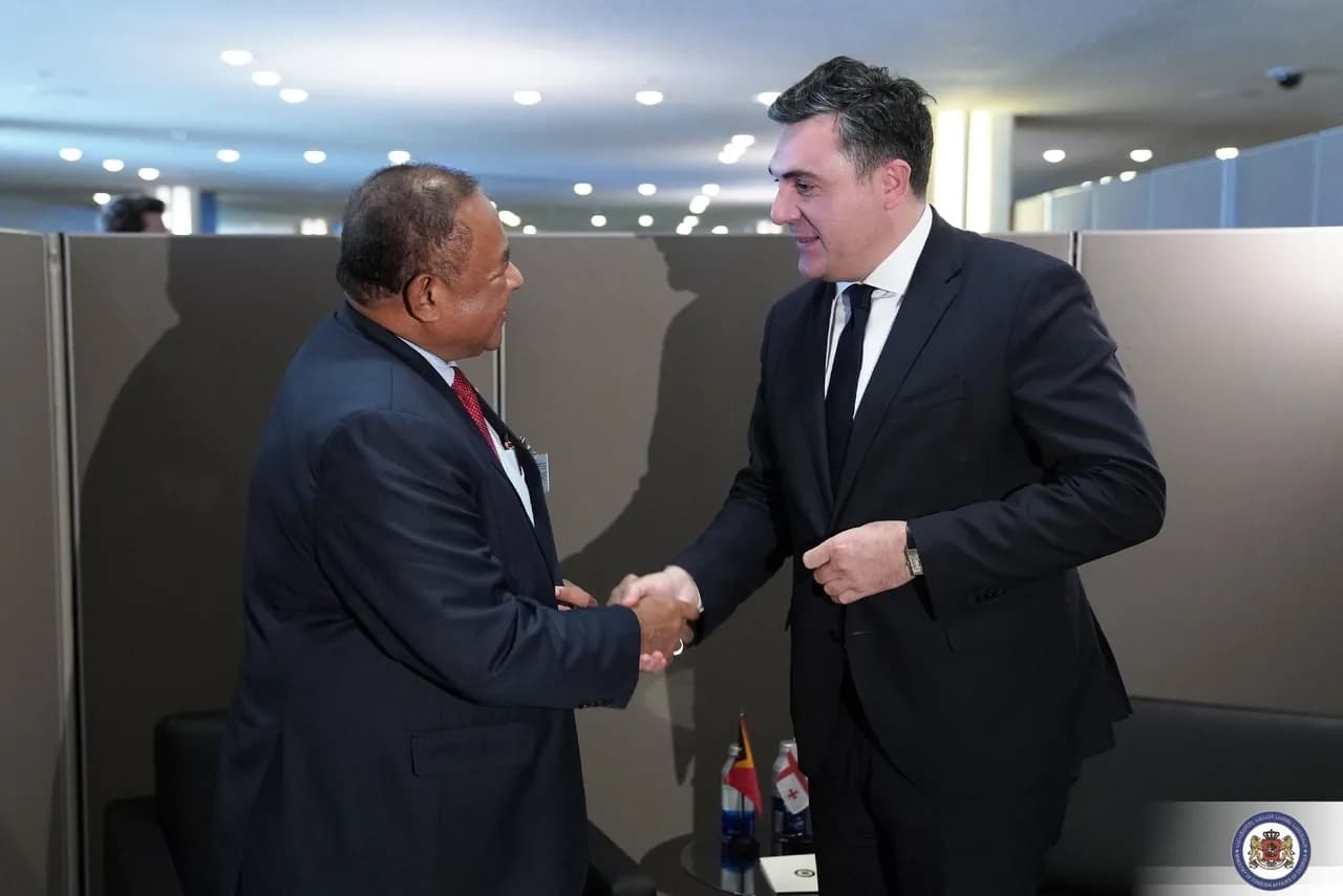  Ilia Darchiashvili continues meetings with his colleagues within the framework of the UN General Assembly